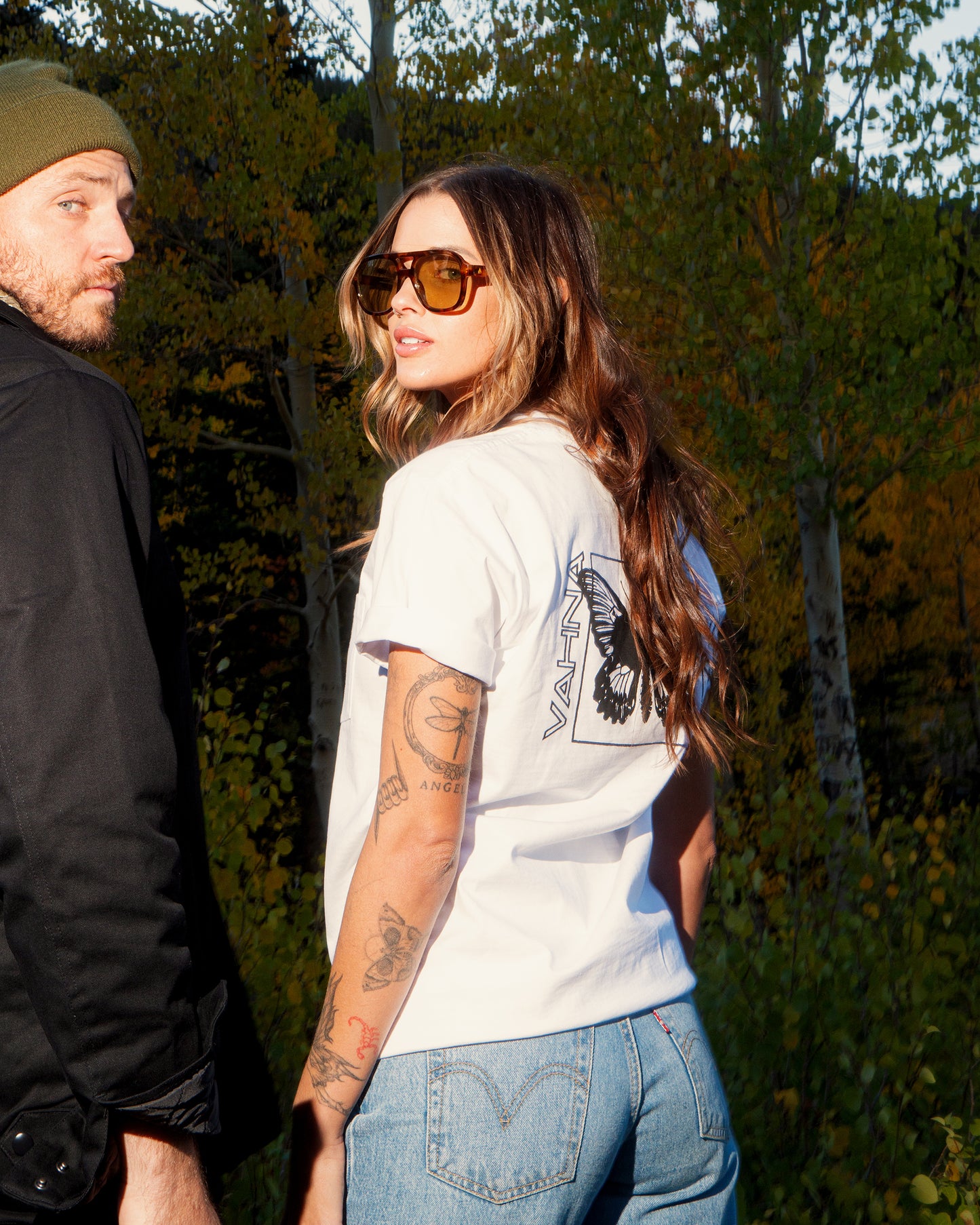 Metamorphosis Pocket Tee – White