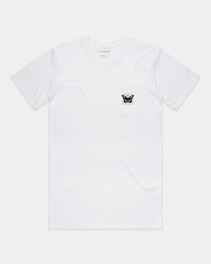 Metamorphosis Pocket Tee – White