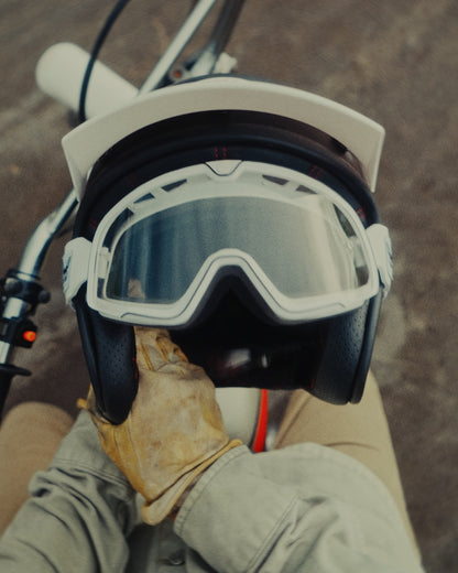 100% X VAHNA Barstow Goggle White